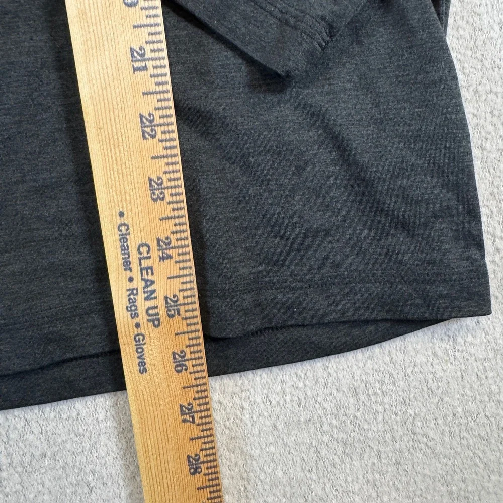 Hurley Hoodie Mens Small Gray Long Sleeve Graphic Pullover Activewear